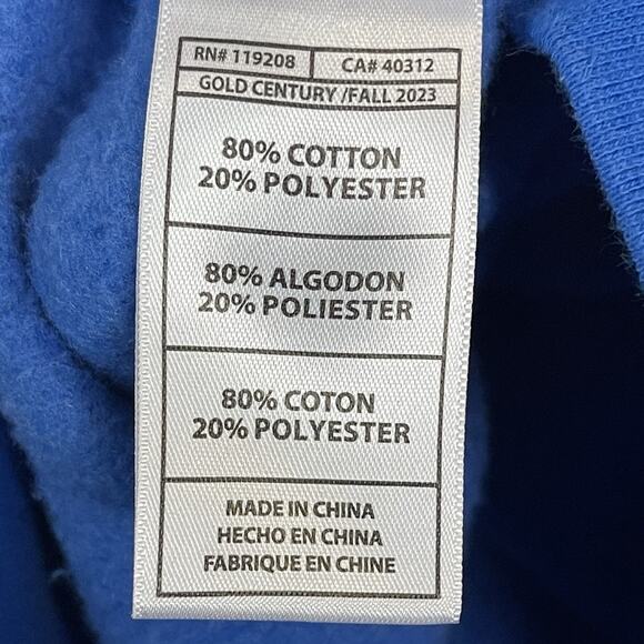 Mitchell Ness Hoodie Mens S Blue Los Angeles Clippers Hardwood Classics Pullover - Picture 10 of 13